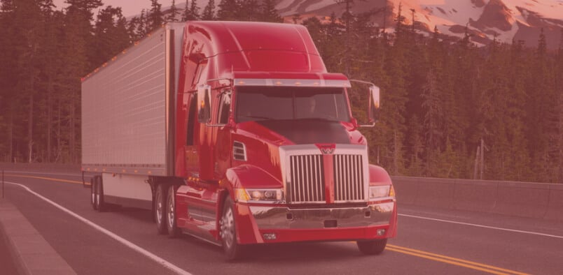 Western Star Sleeper with Dry Van Trailer